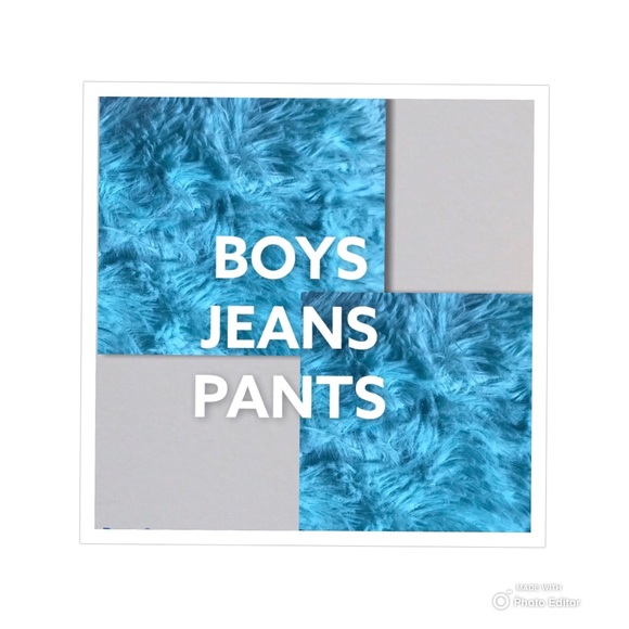 PANTS JEANS BOYS ATHLETIC DRESS KHAKI DENIM COTTON - Picture 1 of 1
